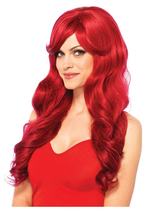 long red wavy wig